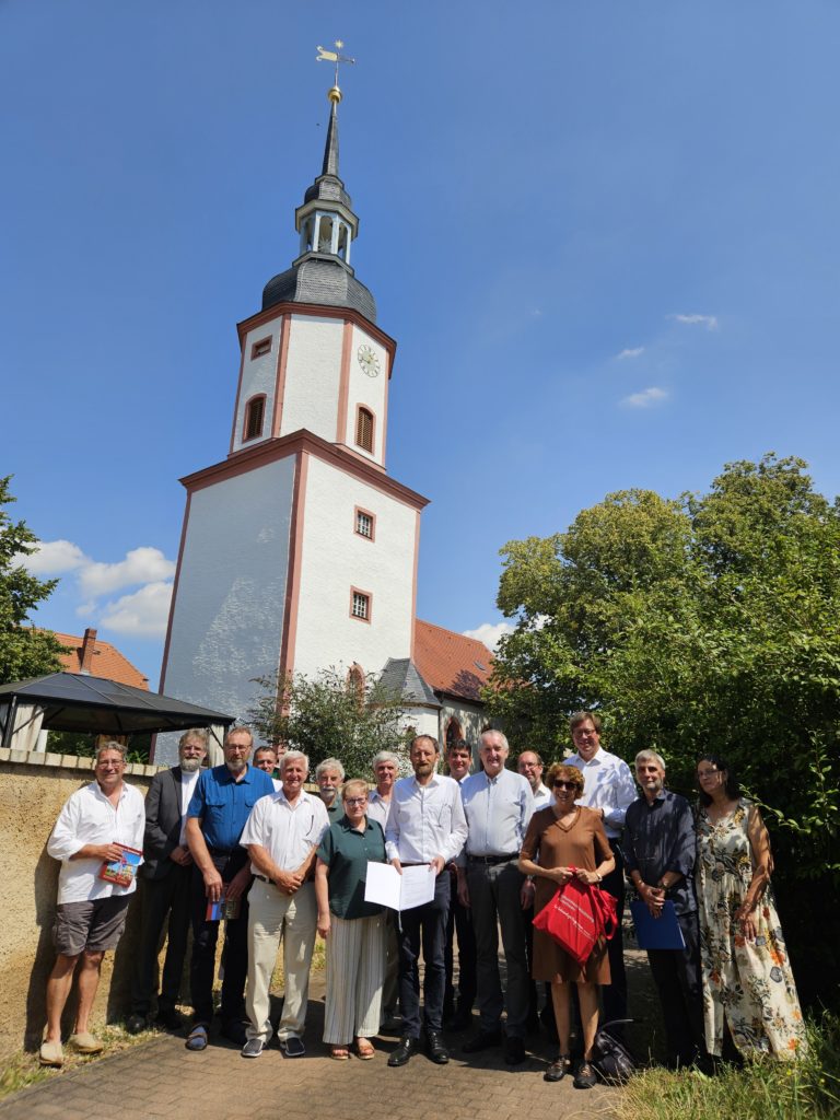 Fördermittelübergabe durch Staatsminister Thomas Schmidt